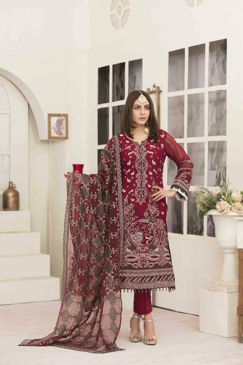 Buy Nikah Dress - Mahaba Formal Wear 2023 by Tawakkal Fabrics - D-7663 –  Empress Clothing