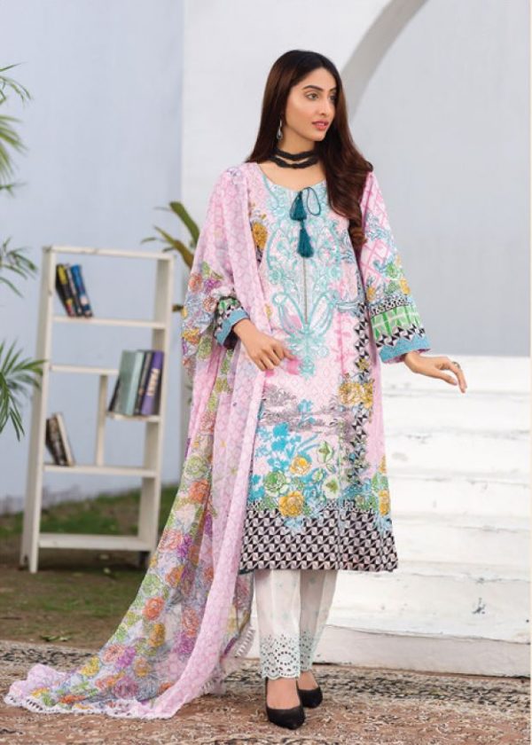Embroidered lawn dress online shopping Pakistan